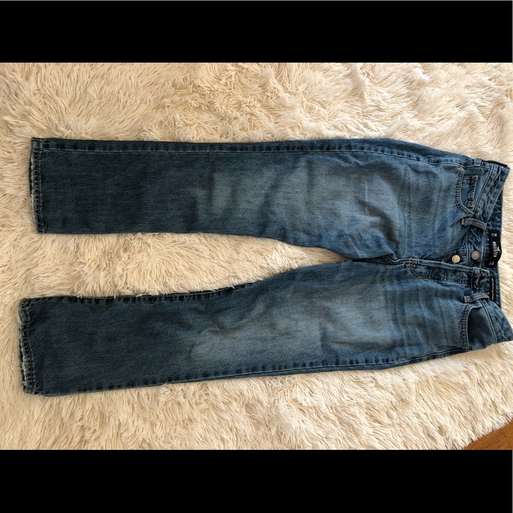 high rise vintage straight jeans